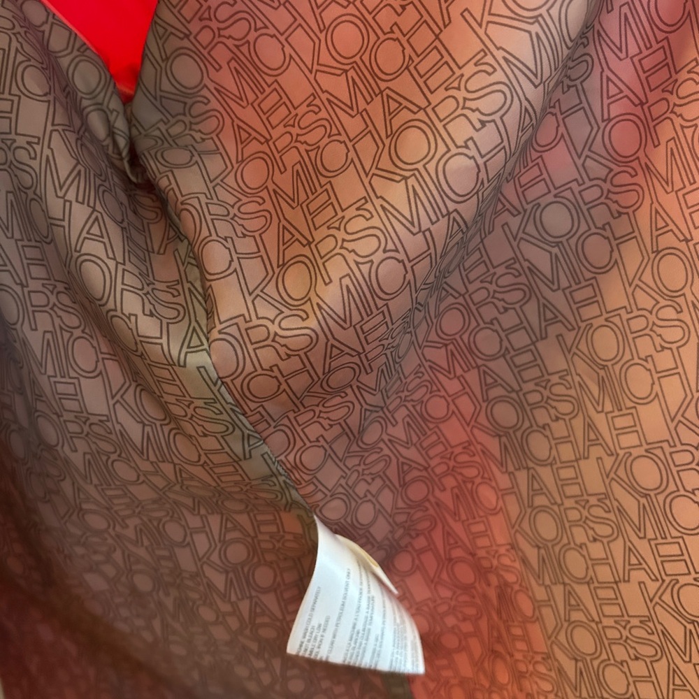 Michael Kors Zip Front Orange Utility Jacket | NEW Never Worn | XL - Picture 6 of 10